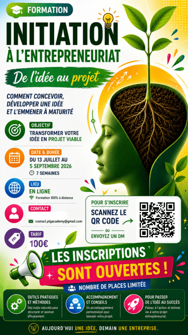PTG Adultes- Creation d'entreprise de A-Z